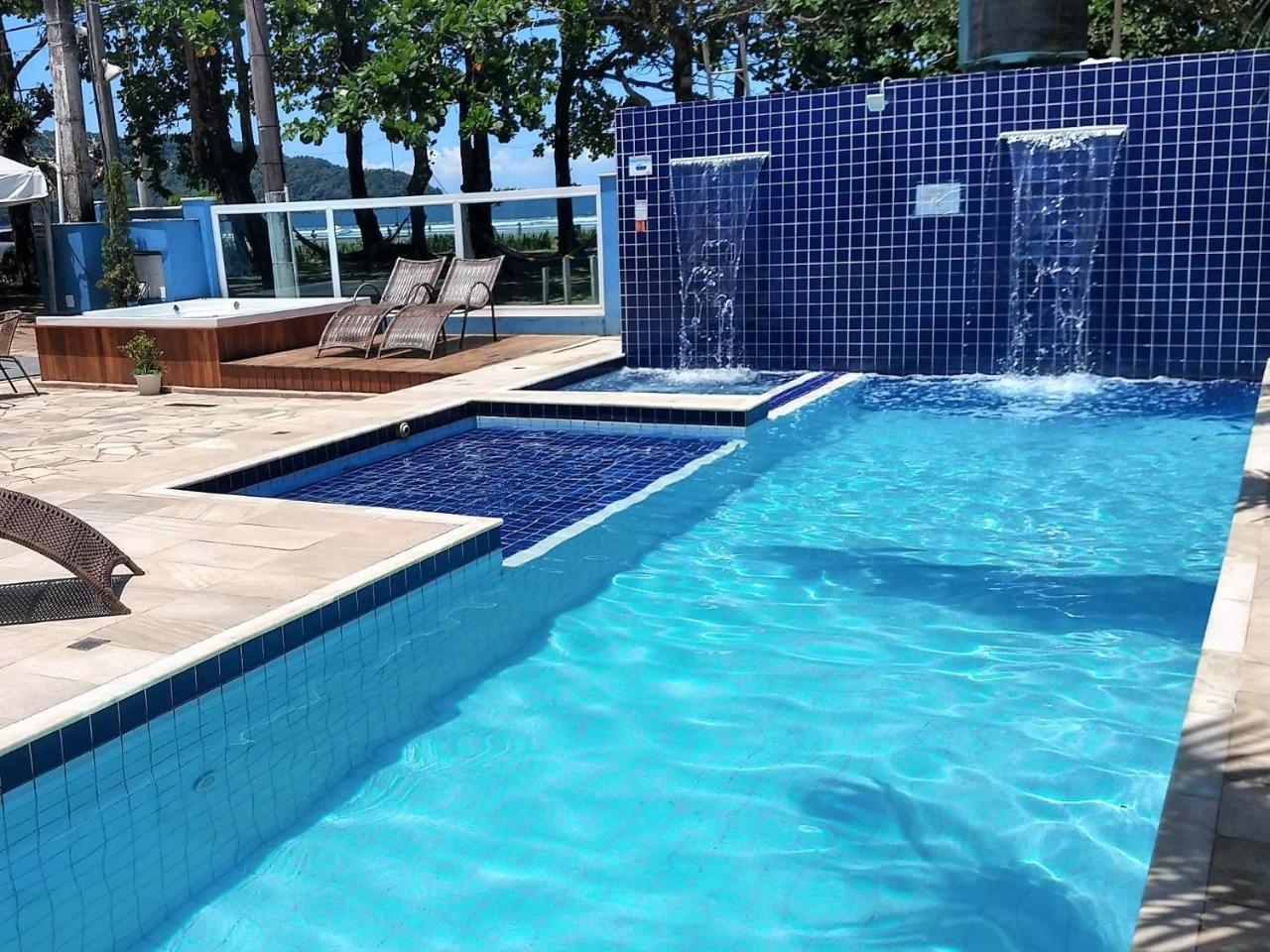 Pousada Vistazul - Piscina Climatizada - Pe Na Areia Bertioga Buitenkant foto