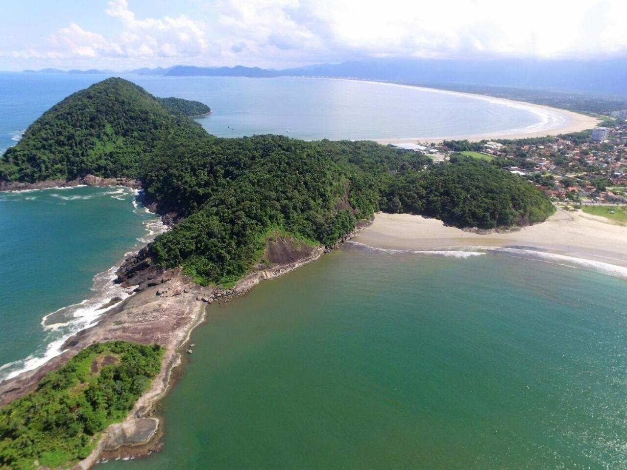 Pousada Vistazul - Piscina Climatizada - Pe Na Areia Bertioga Buitenkant foto