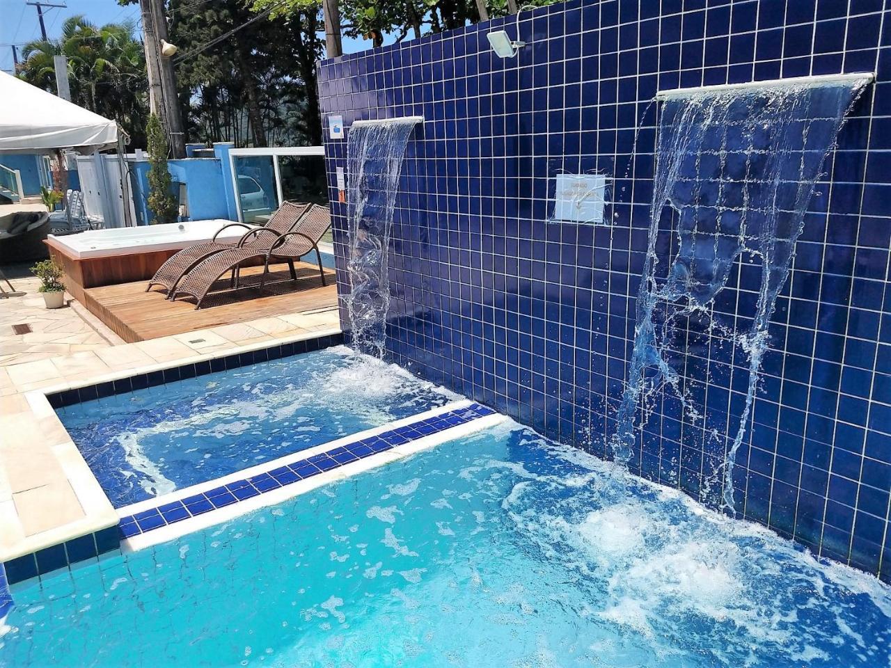 Pousada Vistazul - Piscina Climatizada - Pe Na Areia Bertioga Buitenkant foto
