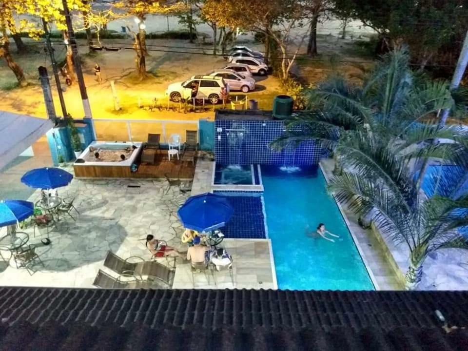 Pousada Vistazul - Piscina Climatizada - Pe Na Areia Bertioga Buitenkant foto