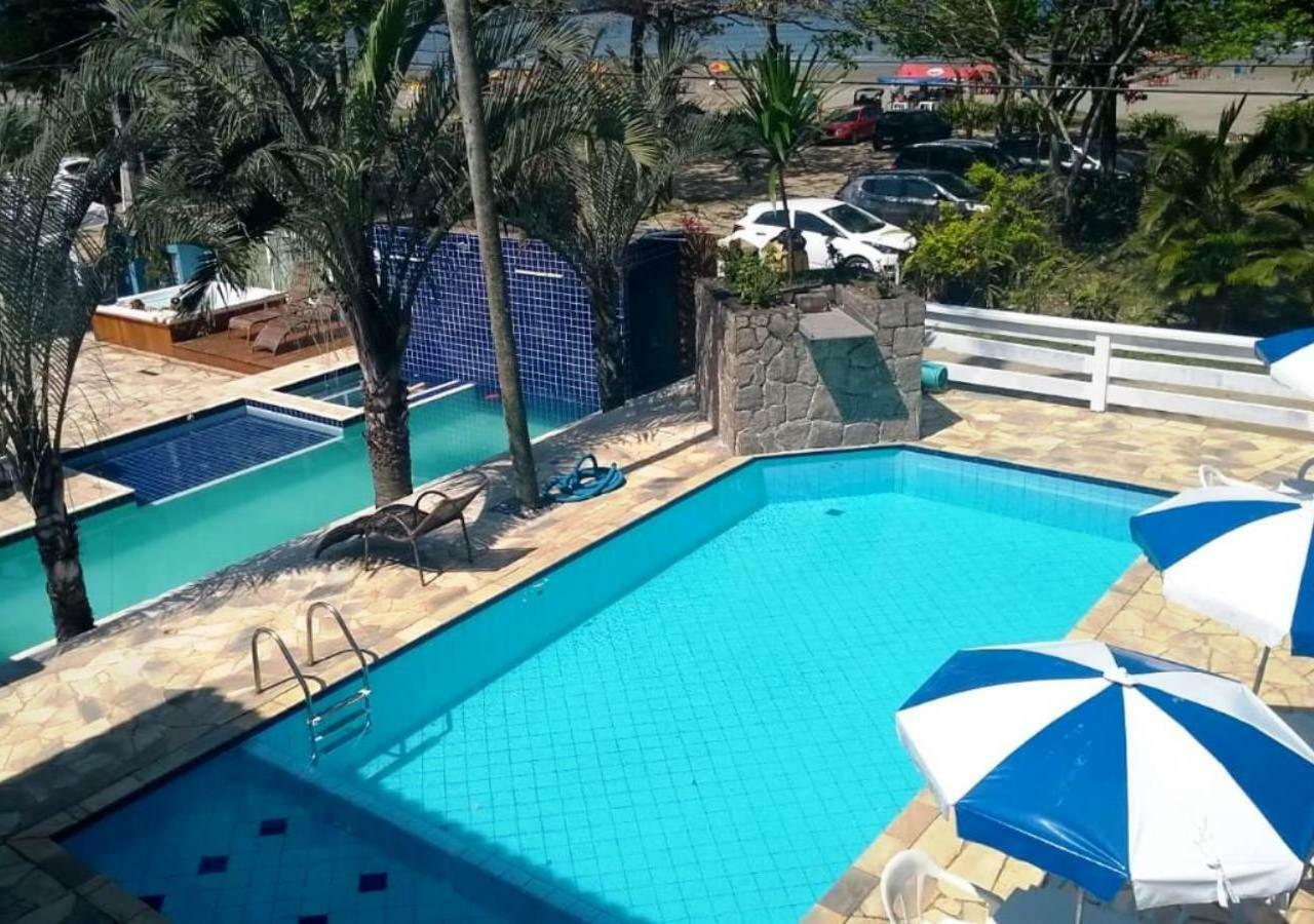 Pousada Vistazul - Piscina Climatizada - Pe Na Areia Bertioga Buitenkant foto